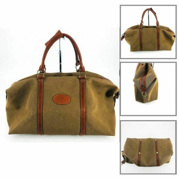 Mulberry Other - Mulberry Men Duffle Bag Leather Holdall Weekender